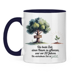 Sprüche Tasse "Die beste Zeit einen Baum zu pflanzen, war vor 20 Jahren"