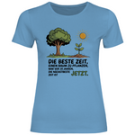 Motivation Shirt "Die beste Zeit einen Baum zu pflanzen, war vor 20 Jahren" Damen