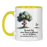 Sprüche Tasse "Die beste Zeit einen Baum zu pflanzen, war vor 20 Jahren"