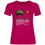 Motivation Shirt "Die beste Zeit einen Baum zu pflanzen, war vor 20 Jahren" Damen