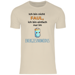 Sprüche Shirt "Ich bin nicht faul, ich bin einfach nur im Energiesparmodus" Herren