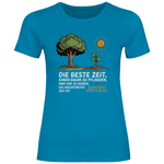 Motivation Shirt "Die beste Zeit einen Baum zu pflanzen, war vor 20 Jahren" Damen