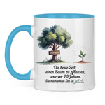 Sprüche Tasse "Die beste Zeit einen Baum zu pflanzen, war vor 20 Jahren"