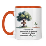 Sprüche Tasse "Die beste Zeit einen Baum zu pflanzen, war vor 20 Jahren"