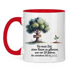 Sprüche Tasse "Die beste Zeit einen Baum zu pflanzen, war vor 20 Jahren"