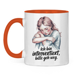Sprüche Tasse "Ich bin introvertiert, bitte geh weg"