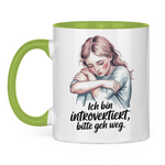 Sprüche Tasse "Ich bin introvertiert, bitte geh weg"
