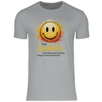 Smiley T-Shirt "Dein Lächeln ist der Beweis, dass die besten Dinge im Leben kostenlos sind." Herren
