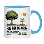 Sprüche Tasse "Die beste Zeit einen Baum zu pflanzen, war vor 20 Jahren" 2