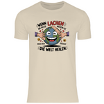 Lustiges T-Shirt "Wenn Lachen die beste Medizin ist, muss dein Gesicht die Welt heilen." Herren