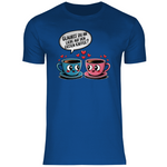 Kaffee T-Shirt "Glaubst du an Liebe auf den ersten Kaffee?" Herren