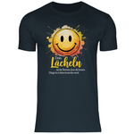 Smiley T-Shirt "Dein Lächeln ist der Beweis, dass die besten Dinge im Leben kostenlos sind." Herren
