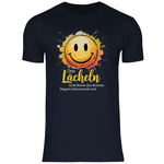 Smiley T-Shirt "Dein Lächeln ist der Beweis, dass die besten Dinge im Leben kostenlos sind." Herren