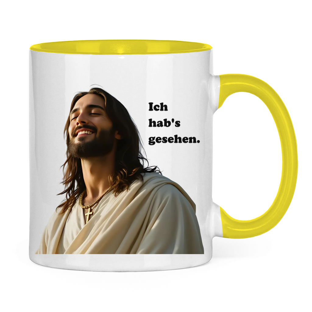 Jesus Tasse "Ich hab's gesehen" 2