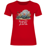 Motivation Shirt "You miss 100% of the shots you don't take" Damen
