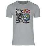 Lustiges T-Shirt "Wenn Lachen die beste Medizin ist, muss dein Gesicht die Welt heilen" Herren 2