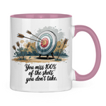 Sprüche Tasse "You miss 100% of the shots you don't take"