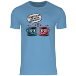 Kaffee T-Shirt "Glaubst du an Liebe auf den ersten Kaffee?" Herren