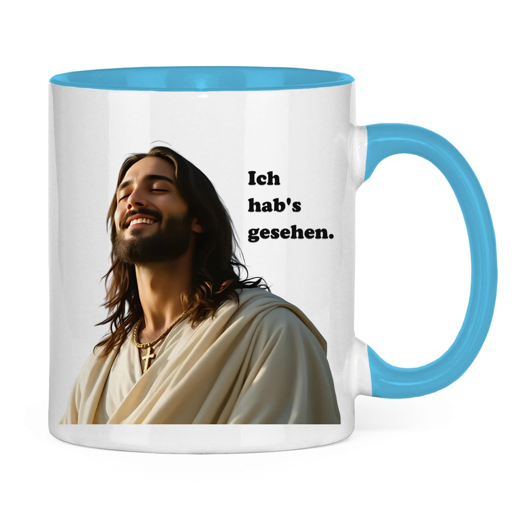 Jesus Tasse "Ich hab's gesehen" 2