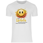 Smiley T-Shirt "Dein Lächeln ist der Beweis, dass die besten Dinge im Leben kostenlos sind." Herren
