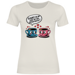 Kaffee T-Shirt "Glaubst du an Liebe auf den ersten Kaffee?" Damen