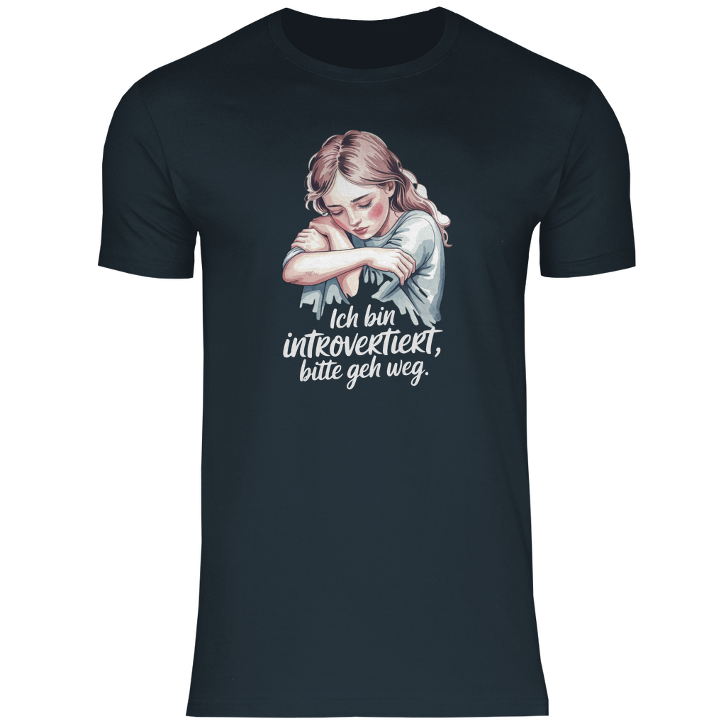 Lustiges T-Shirt "Ich bin introvertiert, bitte geh weg" Herren