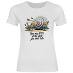 Motivation Shirt "You miss 100% of the shots you don't take" Damen