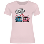Kaffee T-Shirt "Glaubst du an Liebe auf den ersten Kaffee?" Damen