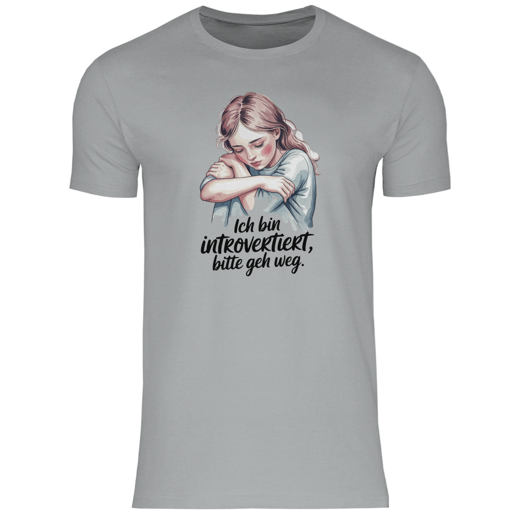 Lustiges T-Shirt "Ich bin introvertiert, bitte geh weg" Herren