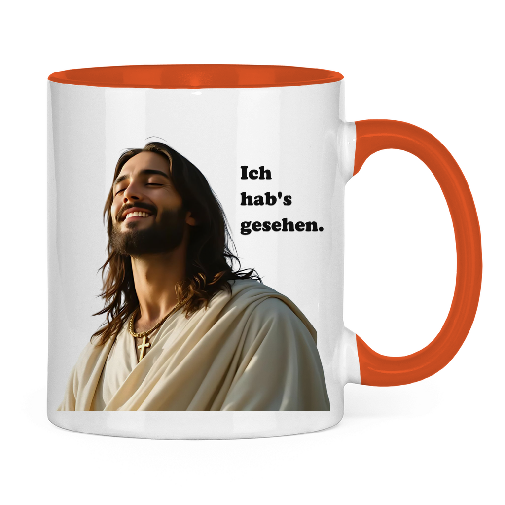 Jesus Tasse "Ich hab's gesehen" 2