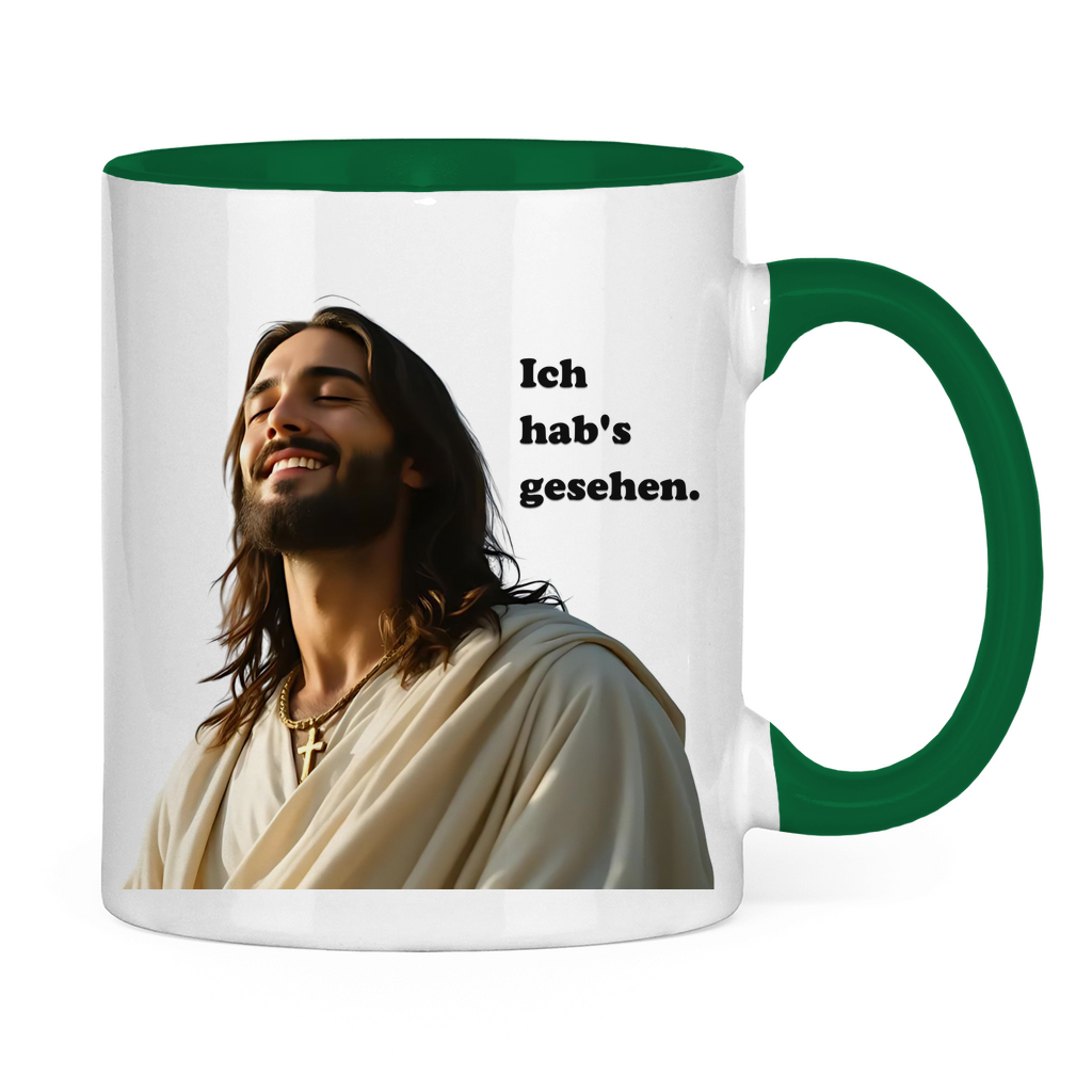 Jesus Tasse "Ich hab's gesehen" 2