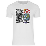 Lustiges T-Shirt "Wenn Lachen die beste Medizin ist, muss dein Gesicht die Welt heilen" Herren 2