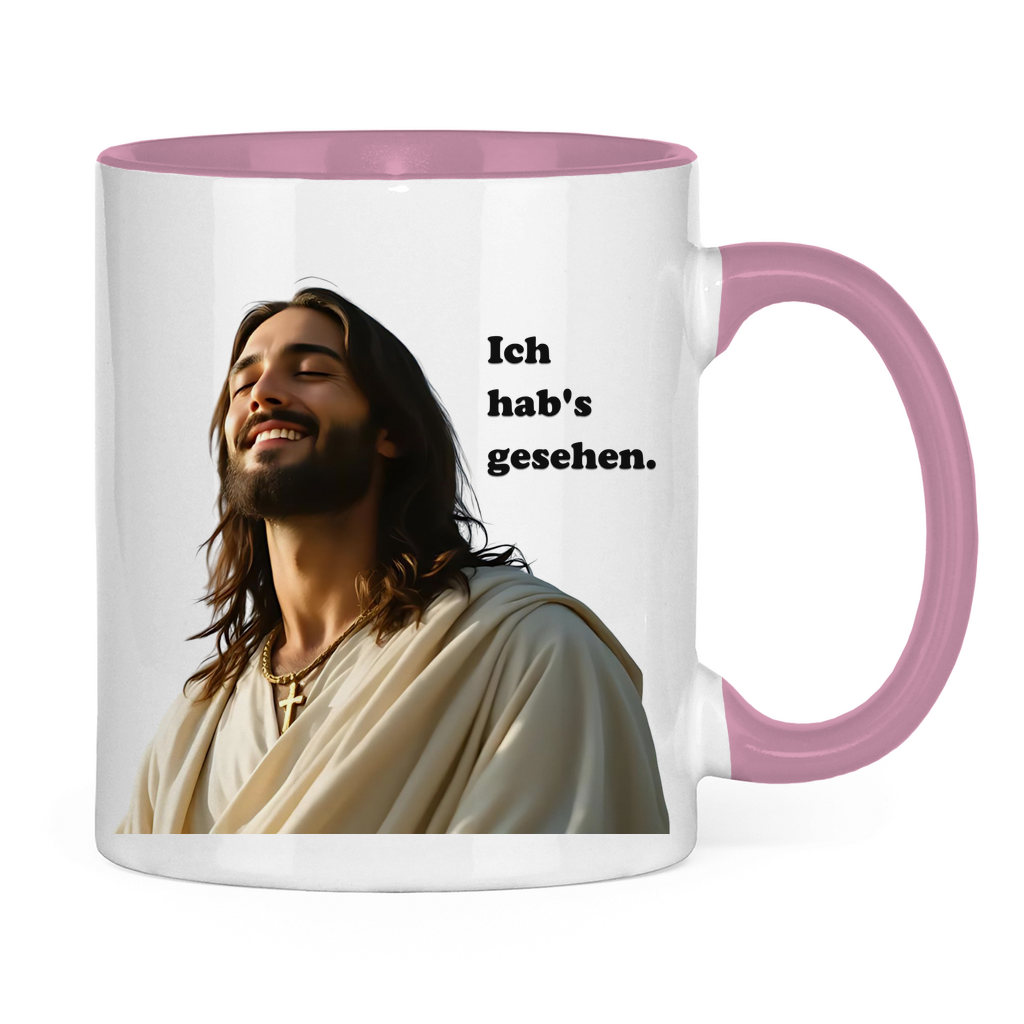 Jesus Tasse "Ich hab's gesehen" 2