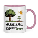 Sprüche Tasse "Die beste Zeit einen Baum zu pflanzen, war vor 20 Jahren" 2
