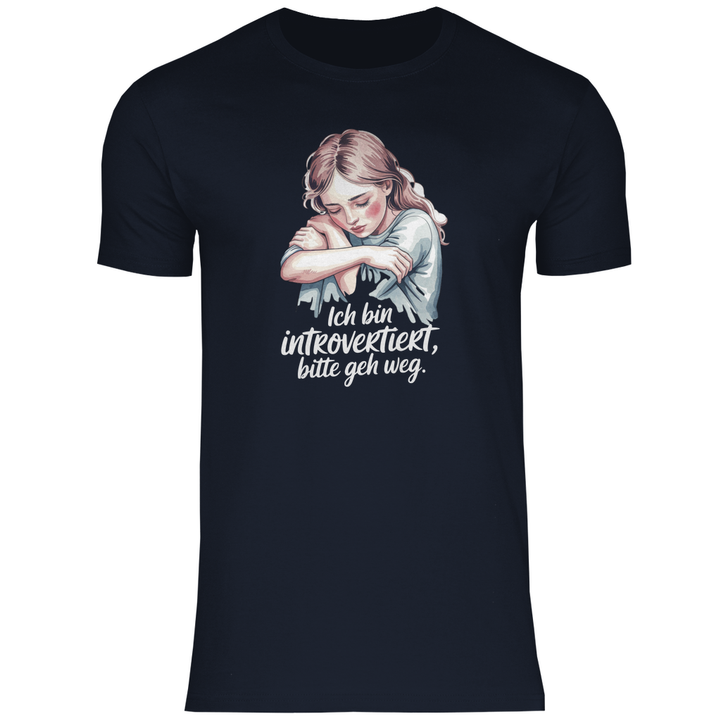 Lustiges T-Shirt "Ich bin introvertiert, bitte geh weg" Herren
