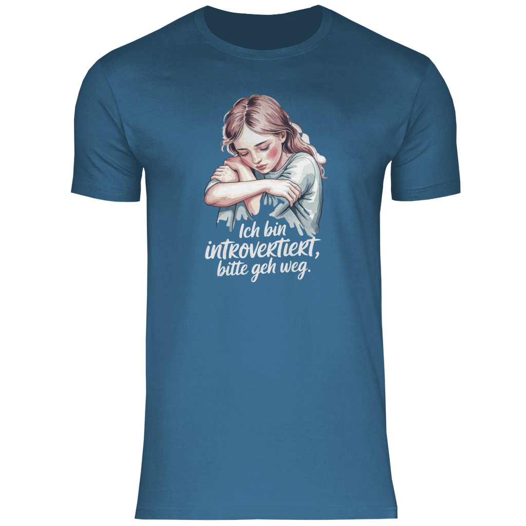 Lustiges T-Shirt "Ich bin introvertiert, bitte geh weg" Herren