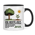 Sprüche Tasse "Die beste Zeit einen Baum zu pflanzen, war vor 20 Jahren" 2