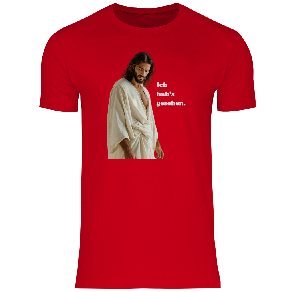 Jesus T-Shirt "Ich hab's gesehen" Herren