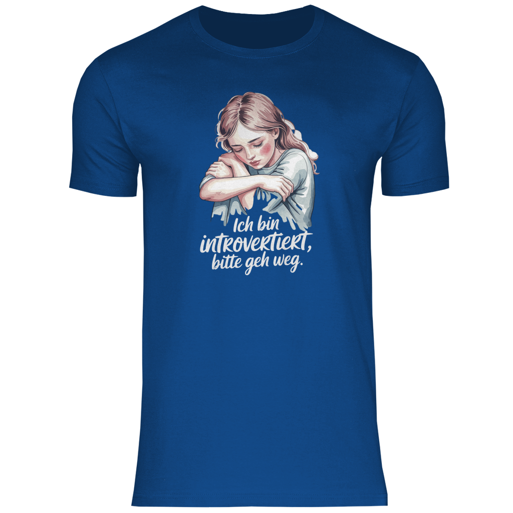 Lustiges T-Shirt "Ich bin introvertiert, bitte geh weg" Herren