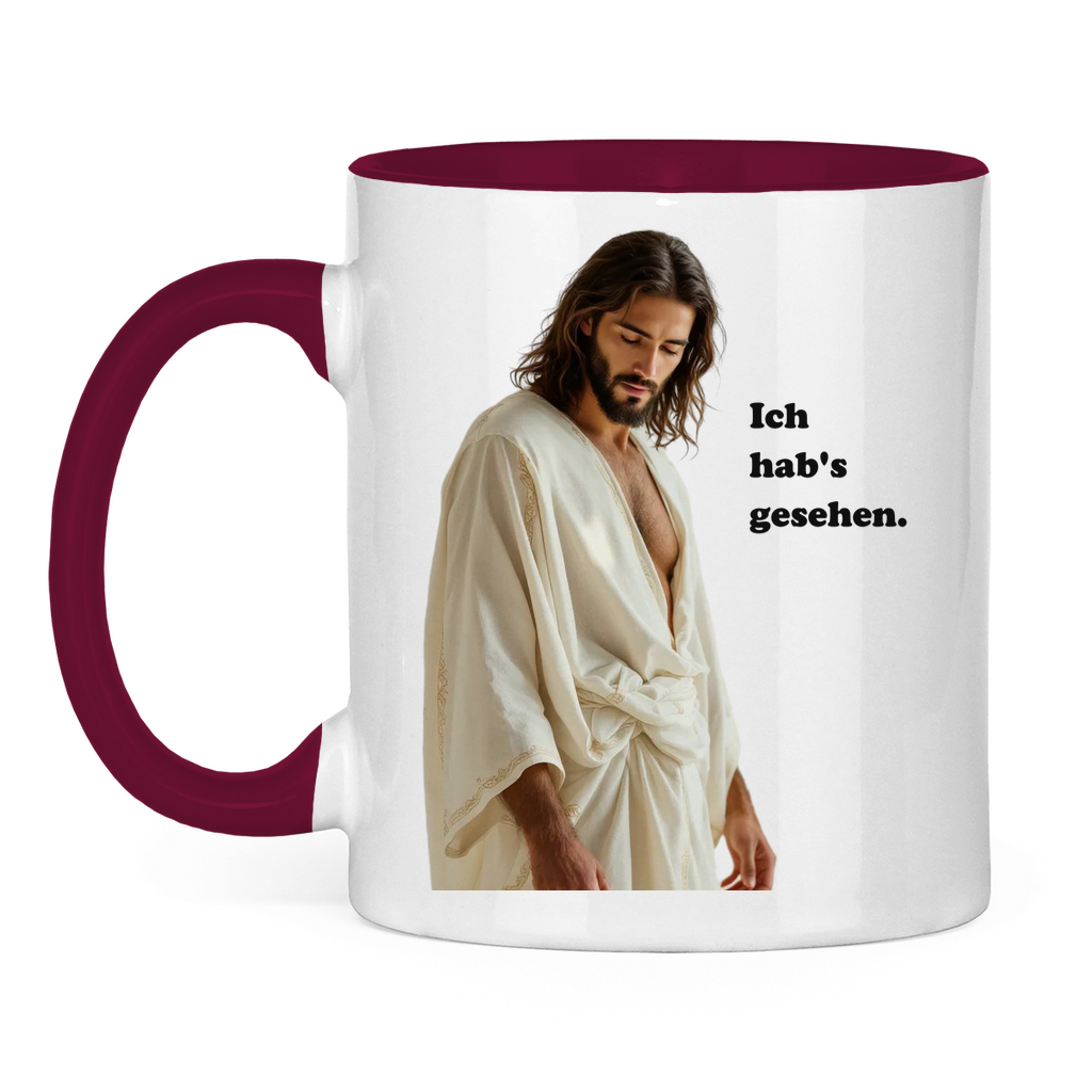 Jesus Tasse 'Ich hab's gesehen'