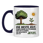 Sprüche Tasse "Die beste Zeit einen Baum zu pflanzen, war vor 20 Jahren" 2