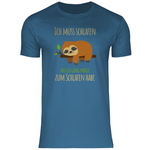 Faultier T-Shirt "Ich muss schlafen, dass ich genug Energie zum Schlafen habe" Herren