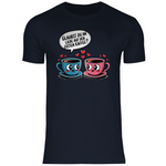 Kaffee T-Shirt "Glaubst du an Liebe auf den ersten Kaffee?" Herren