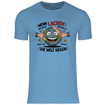 Lustiges T-Shirt "Wenn Lachen die beste Medizin ist, muss dein Gesicht die Welt heilen." Herren