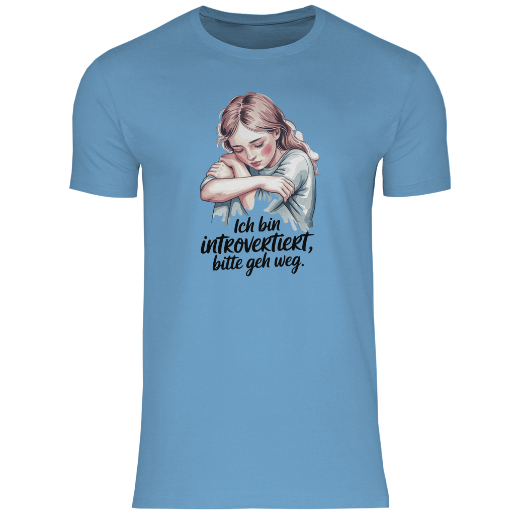 Lustiges T-Shirt "Ich bin introvertiert, bitte geh weg" Herren
