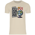 Lustiges T-Shirt "Wenn Lachen die beste Medizin ist, muss dein Gesicht die Welt heilen" Herren 2