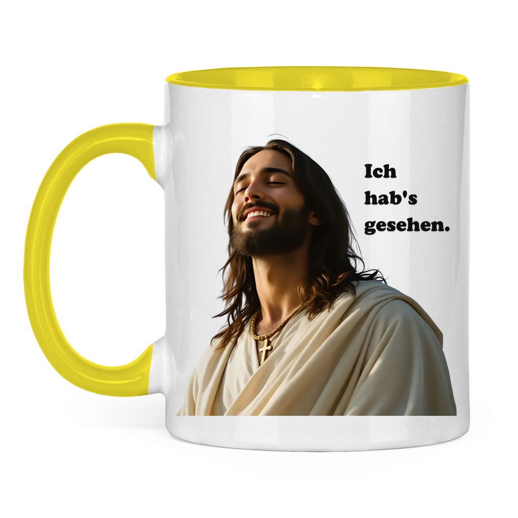 Jesus Tasse "Ich hab's gesehen" 2