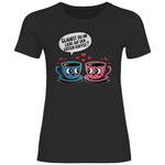 Kaffee T-Shirt "Glaubst du an Liebe auf den ersten Kaffee?" Damen