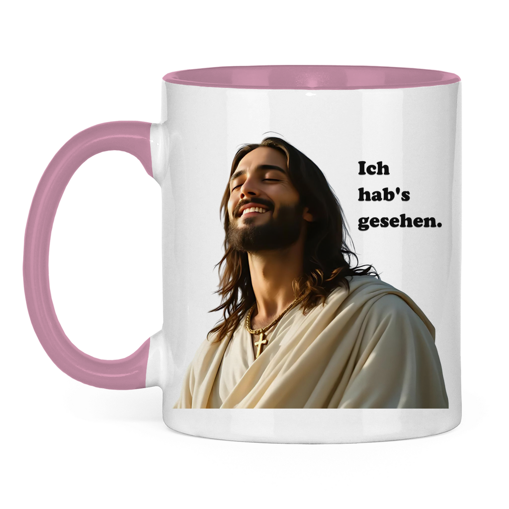 Jesus Tasse "Ich hab's gesehen" 2