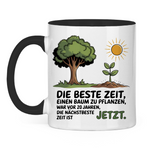 Sprüche Tasse "Die beste Zeit einen Baum zu pflanzen, war vor 20 Jahren" 2